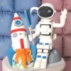 Figur aus Fondant - Astronaut & Rakete