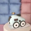 Figur aus Fondant - Babyauto Retro