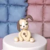 Figur aus Fondant - Hund mit Schlappohren