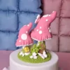 Figur aus Fondant - Märchenhaftes Pilzhäuschen