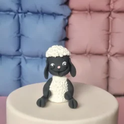 Figur aus Fondant - Schwarzes Schaf