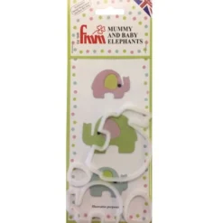 FMM Ausstecher Mummy & Baby Elefant