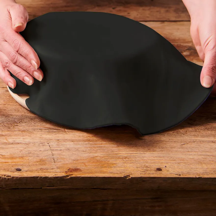 Funcakes ausgerollte Fondantdecke - Schwarz 36cm
