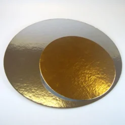 FunCakes Cake Cards silber/gold 30cm - 3 Stück