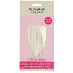 FunCakes Cakepop Sticks 15cm pk/50