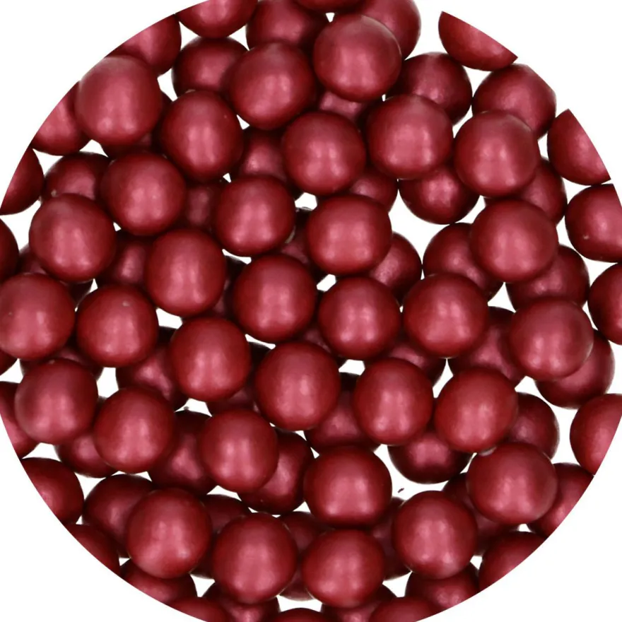FunCakes Candy Choco Pearls Large Bordeaux 70g