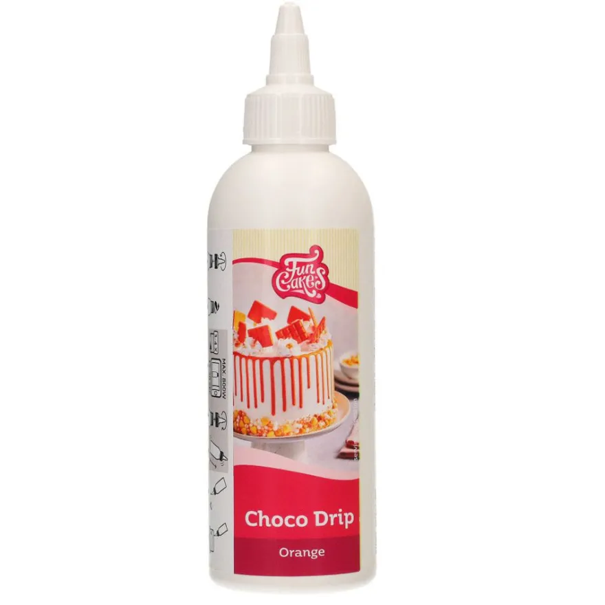 Funcakes Choco Drip - Orange 180g