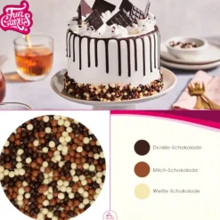 FunCakes chocolate Crispy Pearls - Knusperperlen 155g