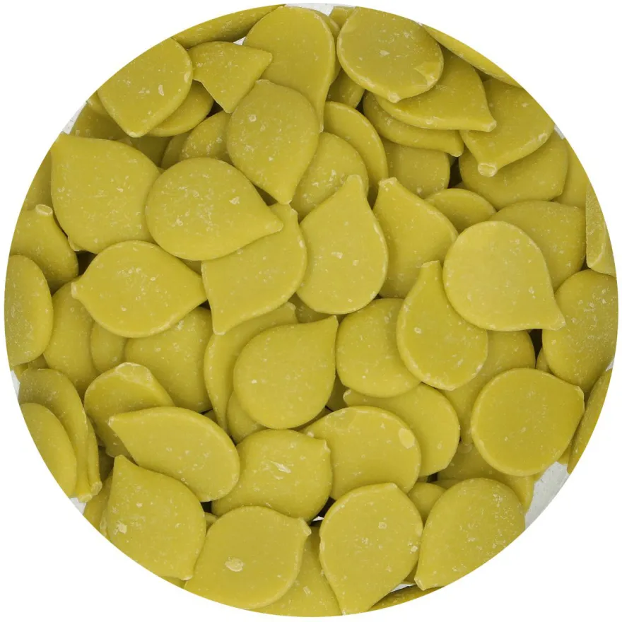 Funcakes Deko Melts - Limettengrün 250g