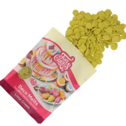 Funcakes Deko Melts - Limettengrün 250g