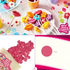 Funcakes Deko Melts - Pink - Rosa 250g
