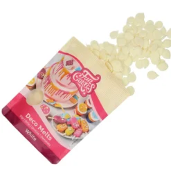 Funcakes Deko Melts - Vanilleweiss 250g
