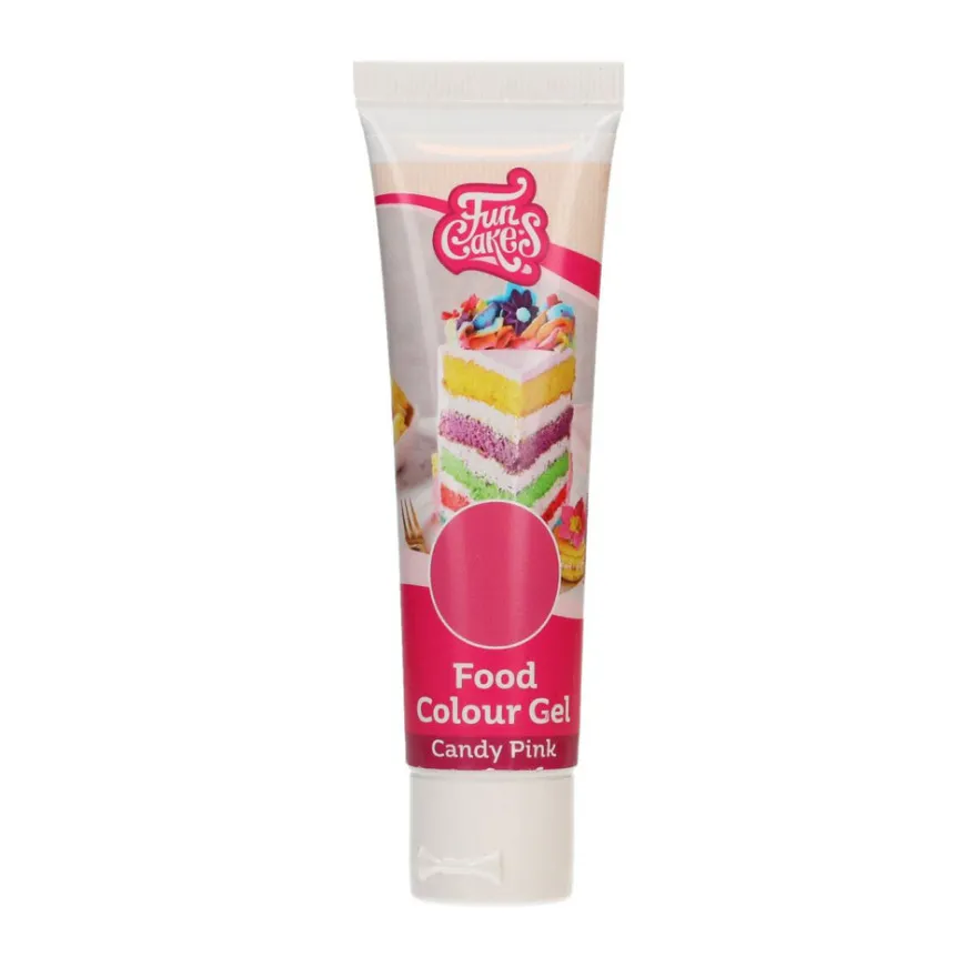 FunCakes Edible FunColours Gel - Candy Pink 30g