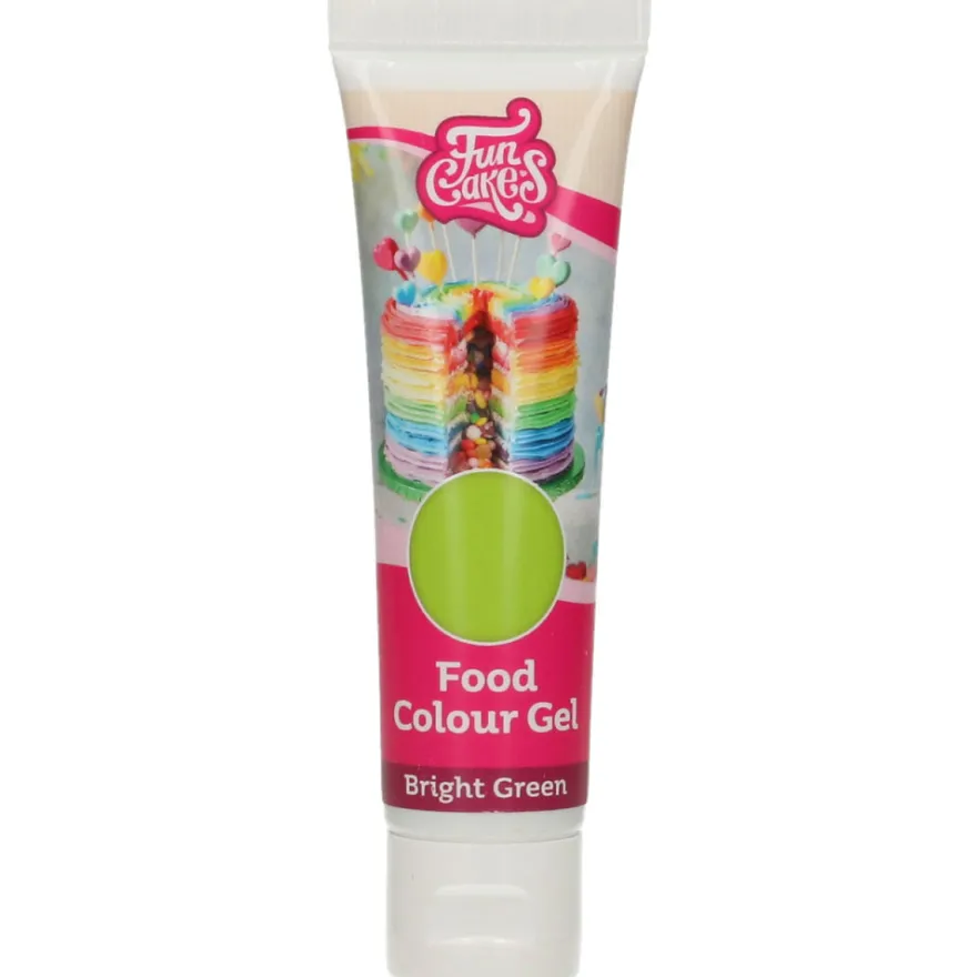 FunCakes Edible FunColours Gel - Bright Green