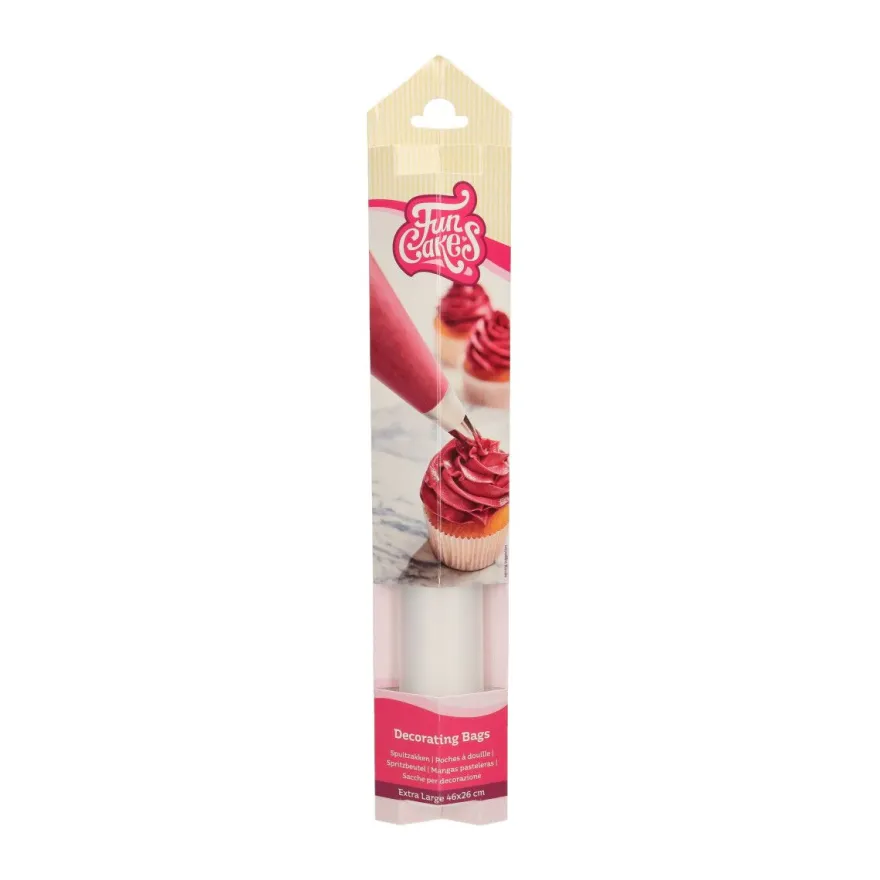 FunCakes Einweg-Spritzbeutel 30cm - 10Stück
