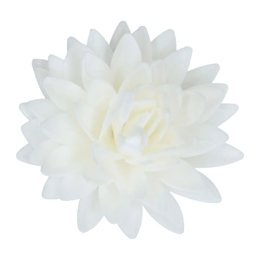 FunCakes Esspapier -Blume Deluxe Pfingstrose Weiß 12,5cm