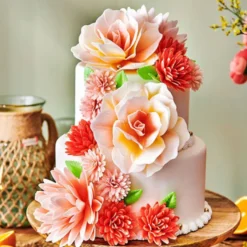 FunCakes Esspapier -Blume Deluxe Rose Rot 12,5cm