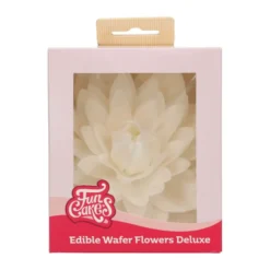 FunCakes Esspapier -Blume Deluxe Dahlie Weiß 12,5cm