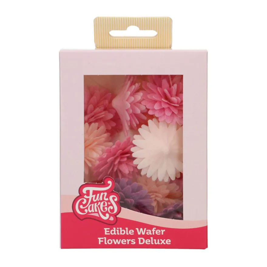FunCakes Esspapier -Blume Pom Poms Bunt 12 Stück