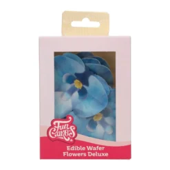 Funcakes Esspapier Orchidee Blau 10 Stück