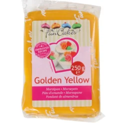 FunCakes feines Marzipan Golden Yellow 250 g