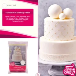 Funcakes Fondant - Covering Paste weiß 500g