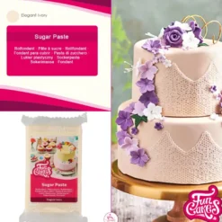 Funcakes Fondant Elfenbein - Elegant Ivory 250g