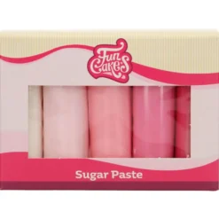 FunCakes Fondant Multipack Rosa 5x100g