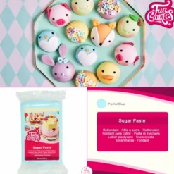 Funcakes Fondant Pastel Blue 250g