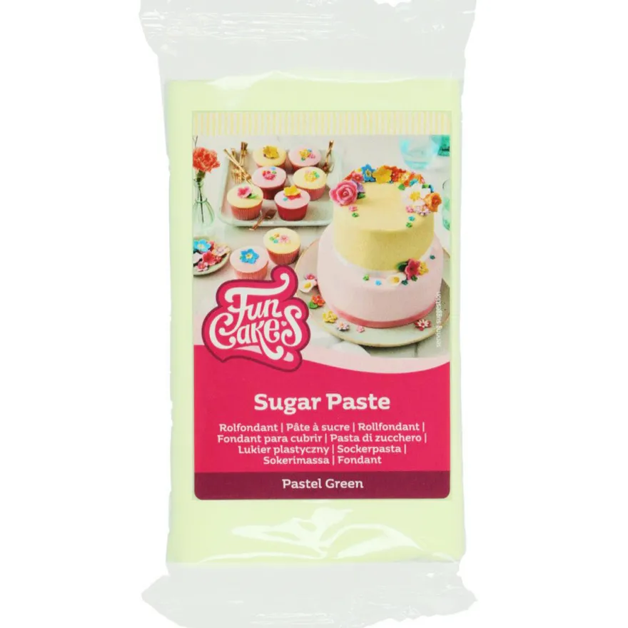 Funcakes Fondant Pastel Green 250g