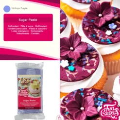 FunCakes Fondant Vintage Purple - 250g