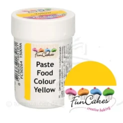 Funcakes Funcolours Pastenfarbe - Yellow 30g
