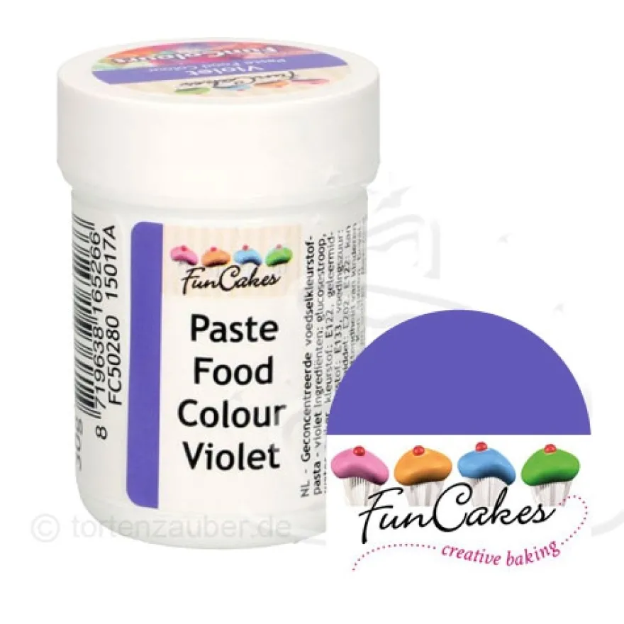 Funcakes Funcolours Pastenfarbe - Violet 30g