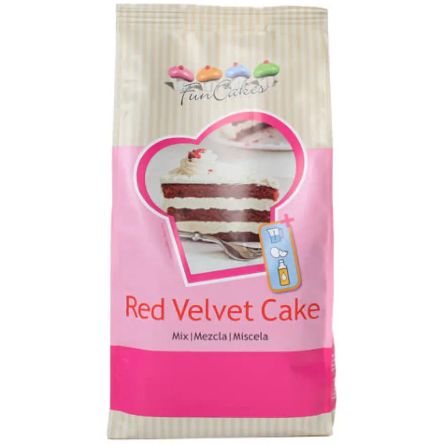 FunCakes Mix für Red Velvet Cake 1Kg