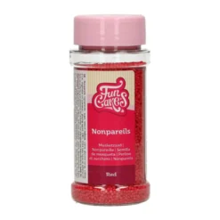 FunCakes Nonpareils Zuckerperlen - Rot 80g