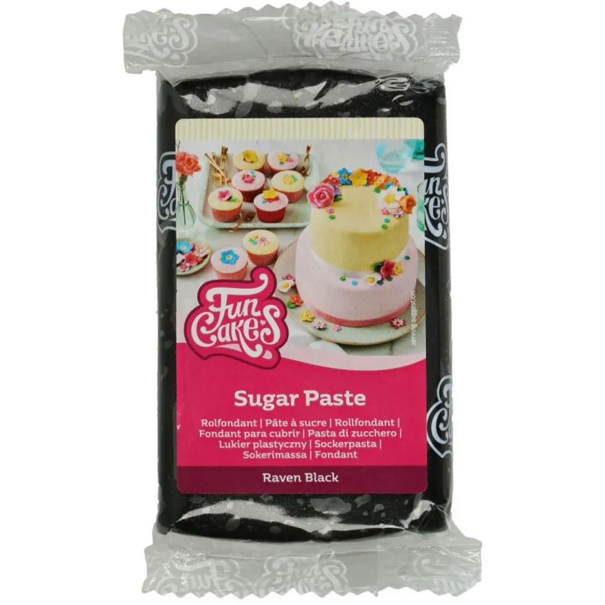 FunCakes Rollfondant Raven Black - 250g