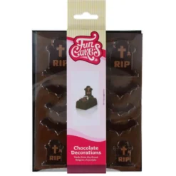 Funcakes Schokoladendekor Halloween - Friedhof