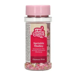 Funcakes Sprinkles Medley - Glamour Pink 65g