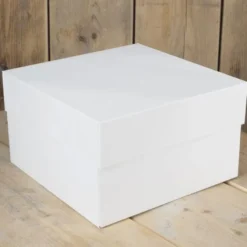 Funcakes Tortenschachtel 25x25x20cm - Weiss