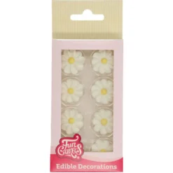Funcakes Zuckerblumen Gänseblümchen 16Stück