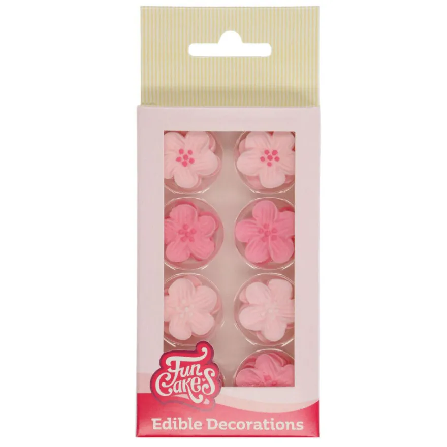 Funcakes Zuckerblumen Kirschblüte Rosa 24 Stück