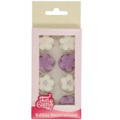 Funcakes Zuckerblumen Mix Lila 24 Stück
