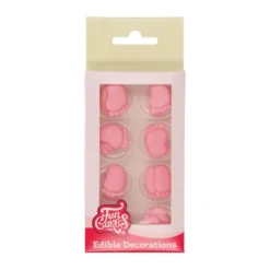 FunCakes Zuckerdekoration Babyfüße Mädchen Set/16