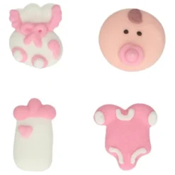 FunCakes Zuckerdekoration Baby Mädchen Set/12