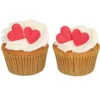 Funcakes Zuckerdekoration rote Herzen 8 Stück