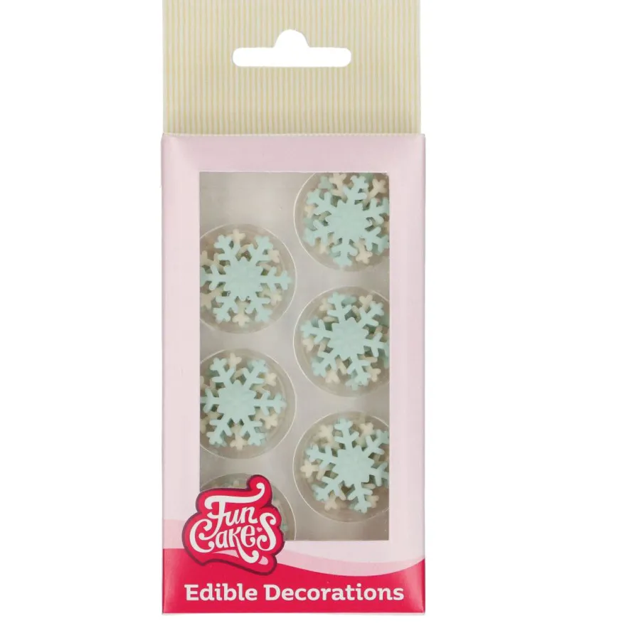FunCakes Zuckerdekoration Snowflakes Set/12