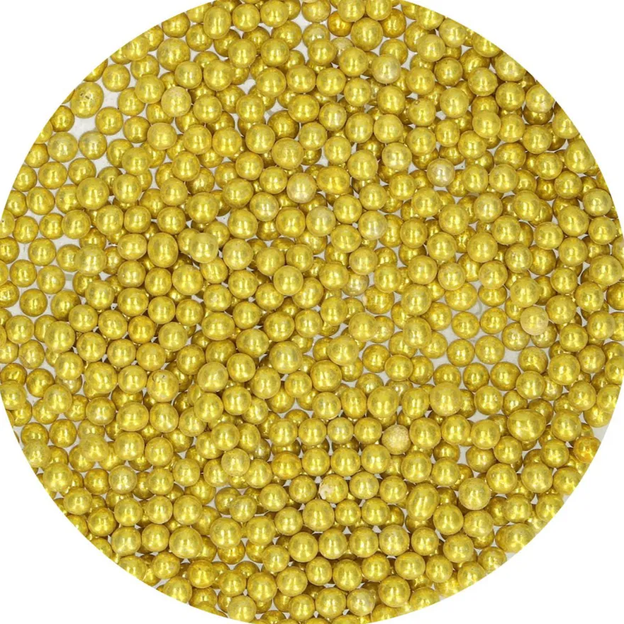 FunCakes Zuckerperlen Metallic Gold