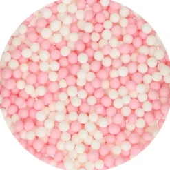 FunCakes Zuckerperlen Rosa und weiß 60g