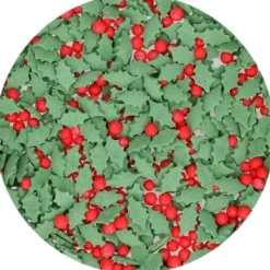 FunCakes Zuckerstreusel Holly Mix 55g