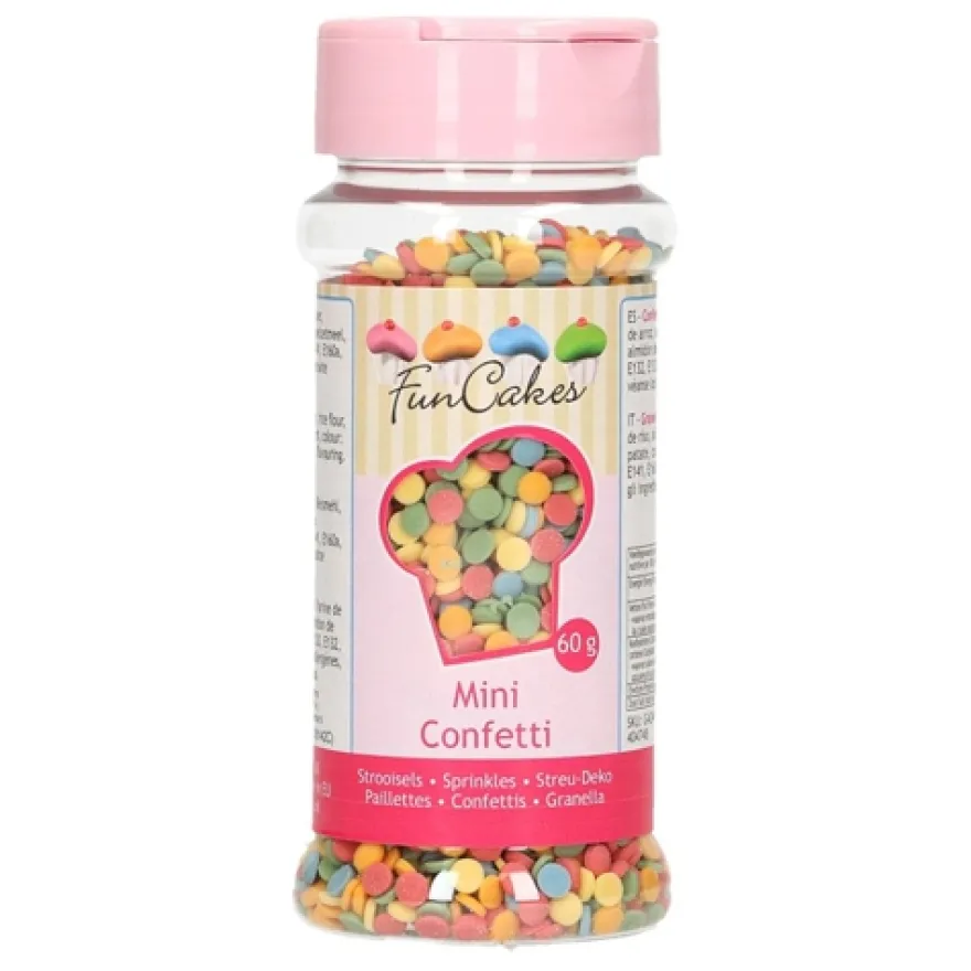Funcakes Zuckerstreusel Mini Konfetti Mix 60g